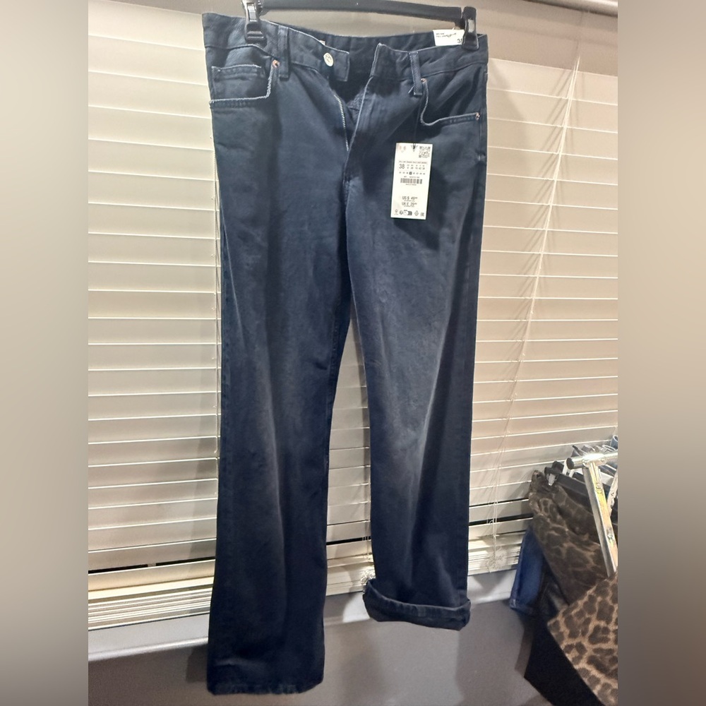 Zara Dark Blue Boot Cut Jeans